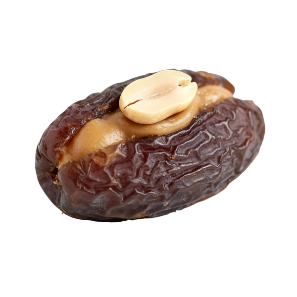 Datteln mit Erdnussmus